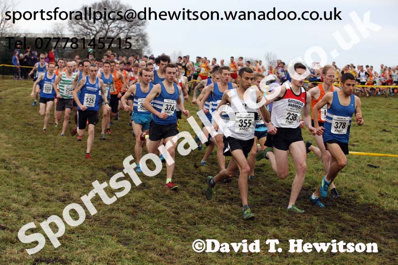 Senior mens North Eastern Cross Country, Aykley Heads, Durham. Photo: David T. Hewitson/Sports for All Pics